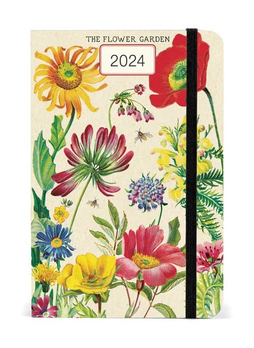 Cavallini Weekly Planner 2024 The Flower Garden Bibelot