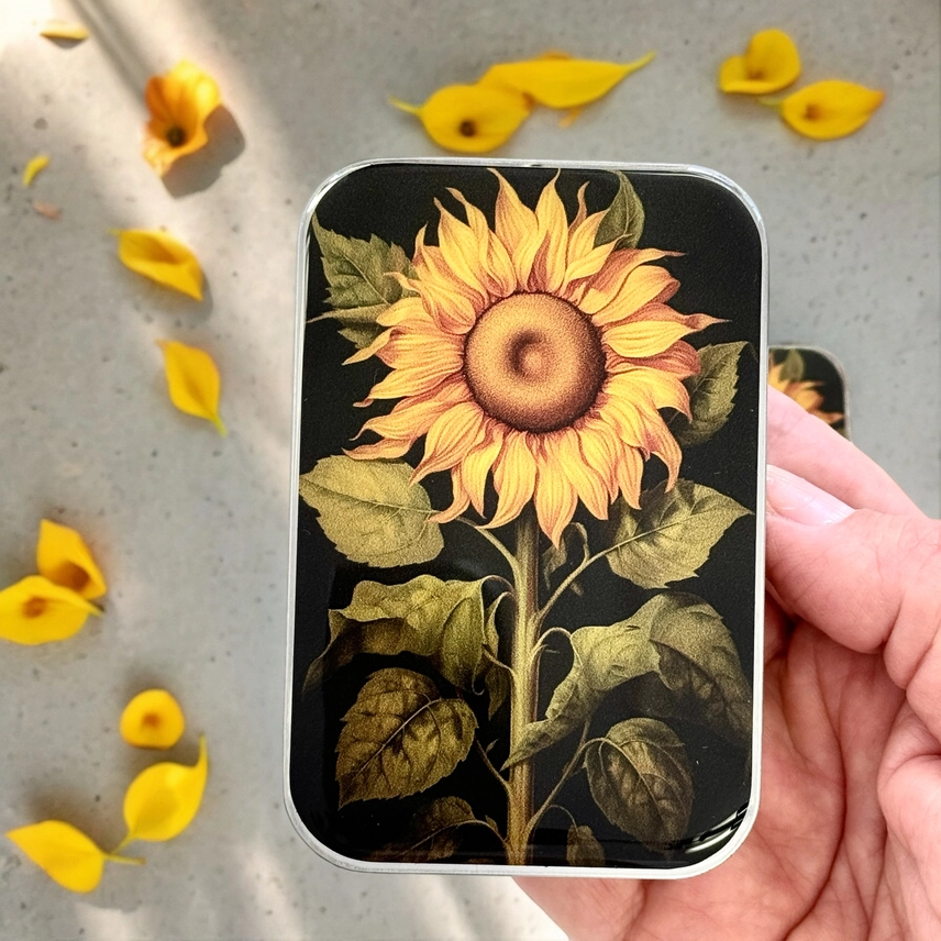 lg sunflower tin