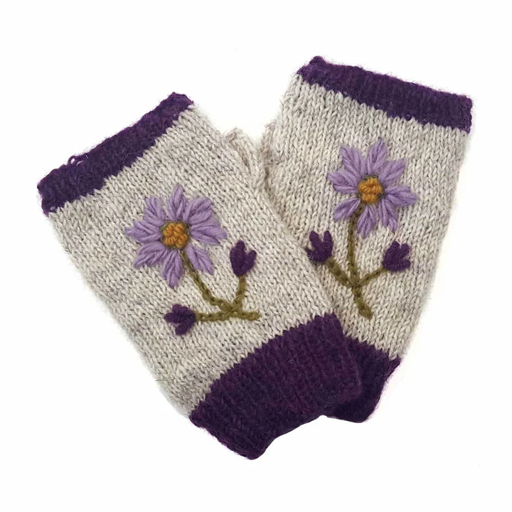 flower mittens