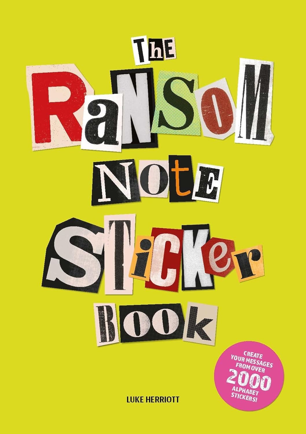 ransom note sticker