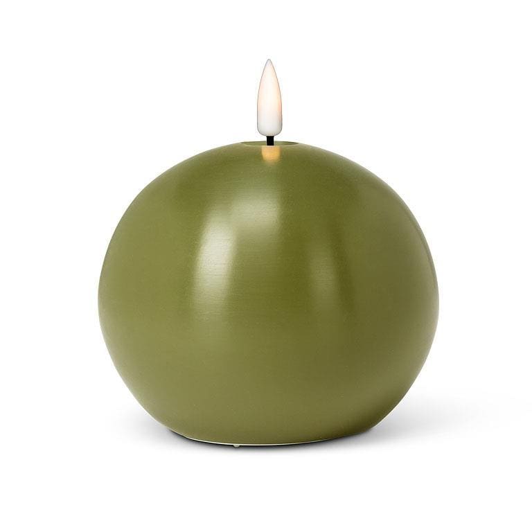 green ball candle