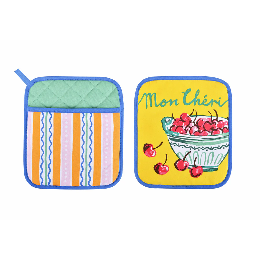 summer fruits pot mitt